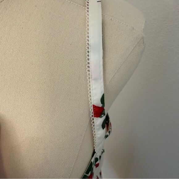 [For Love And Lemons] White Rose Floral Mini Dress - Size L/XL - Picture 3 of 6